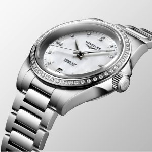 Longines Conquest Automatic Diamonds 34mm L3.430.0.87.6 - Image 5