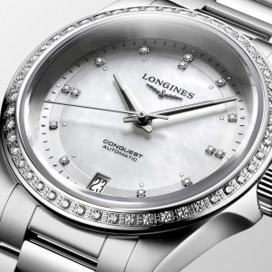 Longines Conquest Automatic Diamonds 34mm L3.430.0.87.6 - Image 7