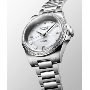 Longines Conquest Automatic Diamonds 34mm L3.430.0.87.6 - Image 8